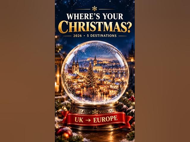 Video thumbnail for 🎄 Christmas in Europe 2026 | 5 Festive Destinations UK Travellers Must See #chritsmas #schengenvisa