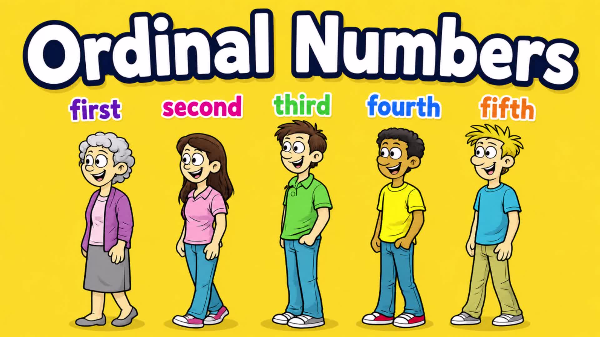 Video thumbnail for Ordinal Numbers in English | English Grammar Lesson
