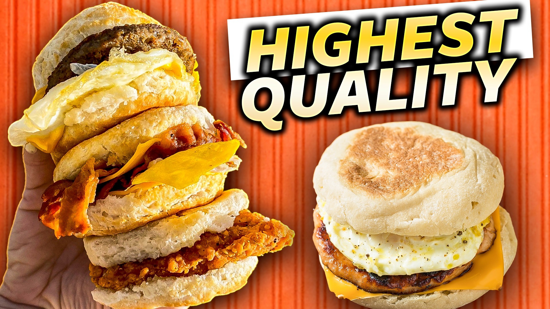 Video thumbnail for Fast Food Chains With The Highest-Quality Breakfast Sandwiches