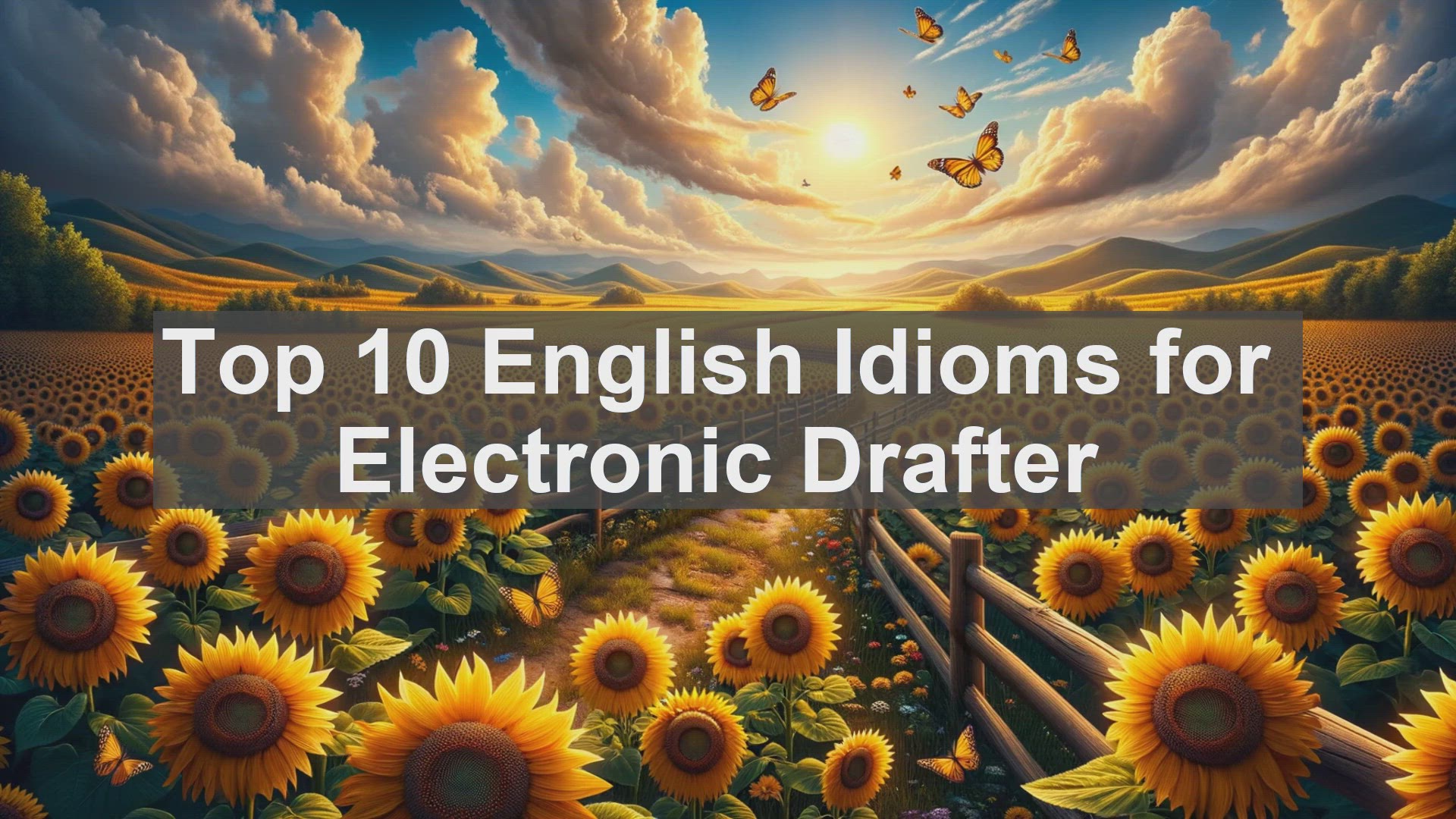 'Video thumbnail for Top 10 English Idioms for Electronic Drafter'