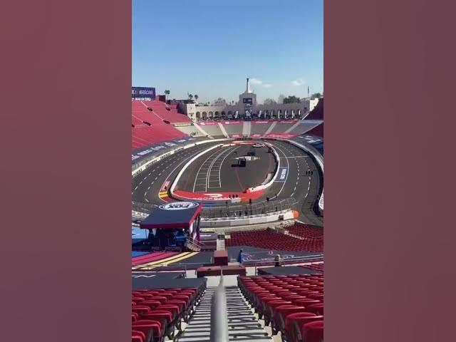 Video thumbnail for NASCAR at the LA Memorial Coliseum!