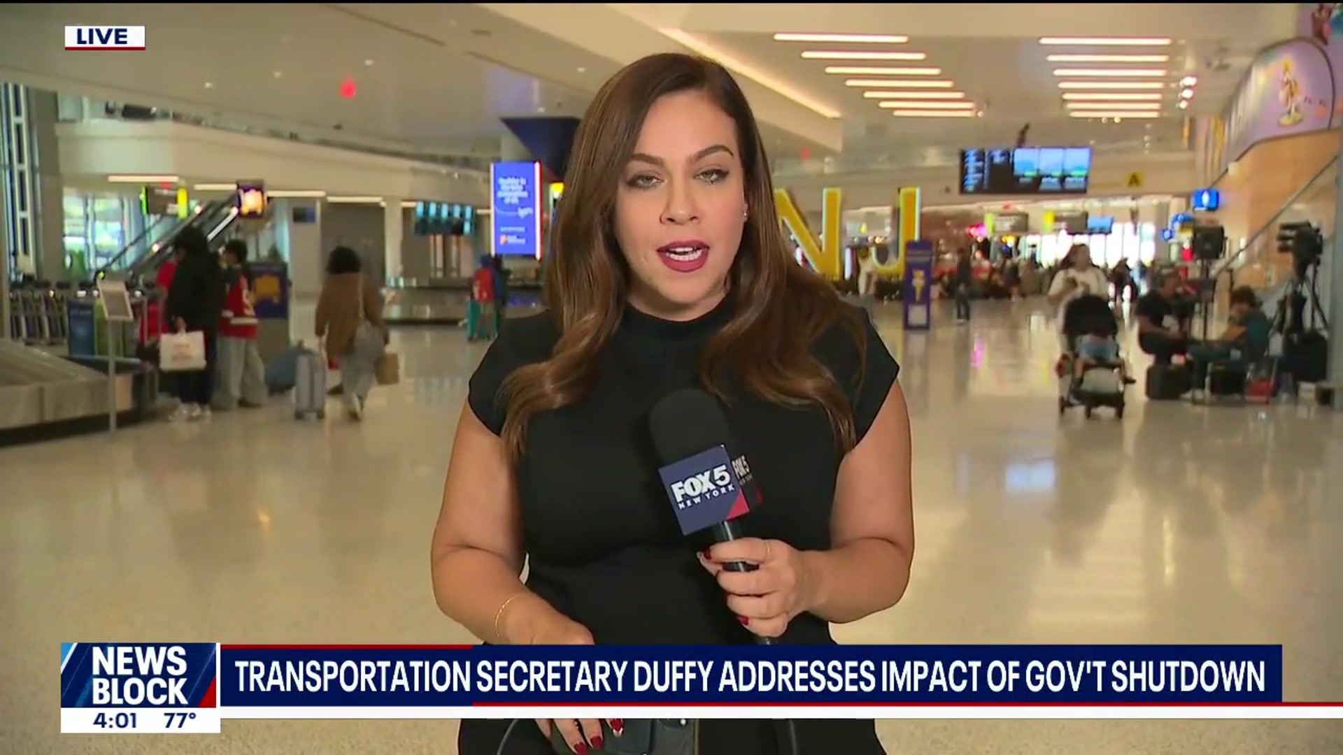 'Video thumbnail for Air traffic controllers distracted by missed pay amid sixth day of government shutdown'