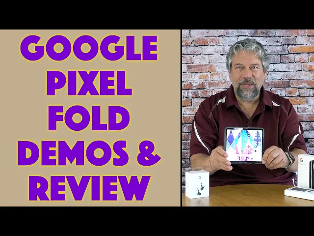 Video thumbnail for Google Pixel Fold Android Smartphone -- DEMO & REVIEW