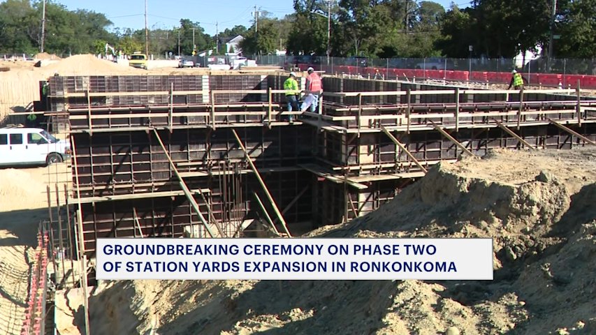 Video thumbnail for Next phase to expand Station Yards development in Ronkonkoma underway