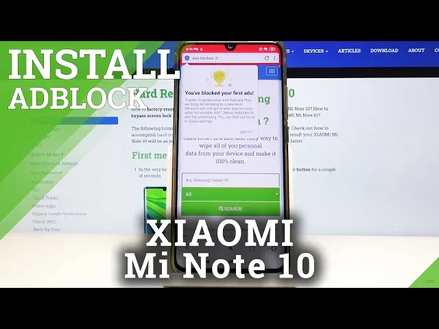 Video thumbnail for How to Block Ads in Xiaomi Mi Note 10 Download AdBlock