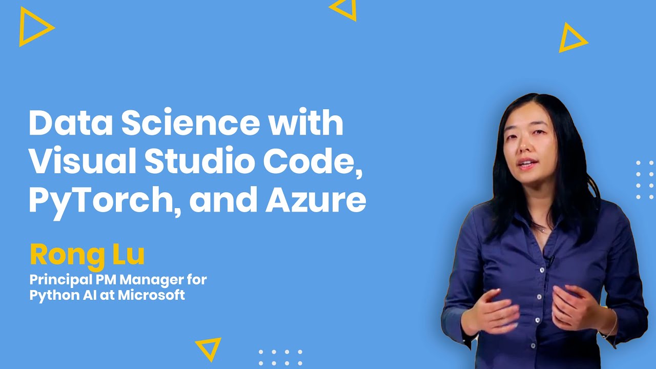 Video thumbnail for Data Science with Visual Studio Code, PyTorch, and Azure ft. Rong Lu with Stephen SIMON