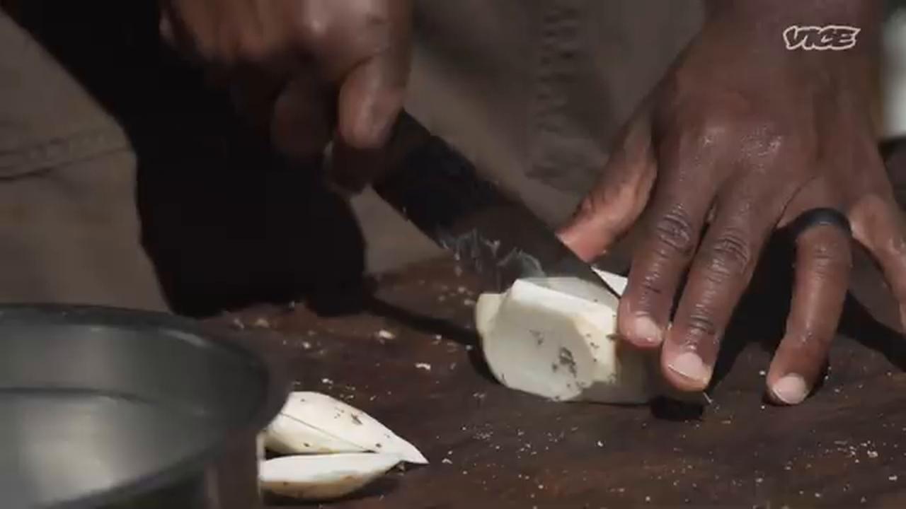 Video thumbnail for Bryant Terry Makes Vegan Disco Fries
