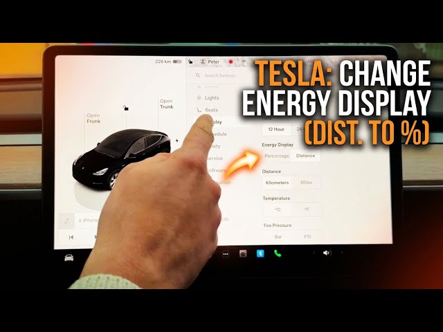 Video thumbnail for TESLA - How to Change Energy Display (Distance to Percentage)