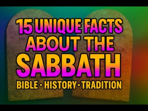 Video thumbnail for 15 Unique Facts About the Sabbath (Bible • History • Tradition)