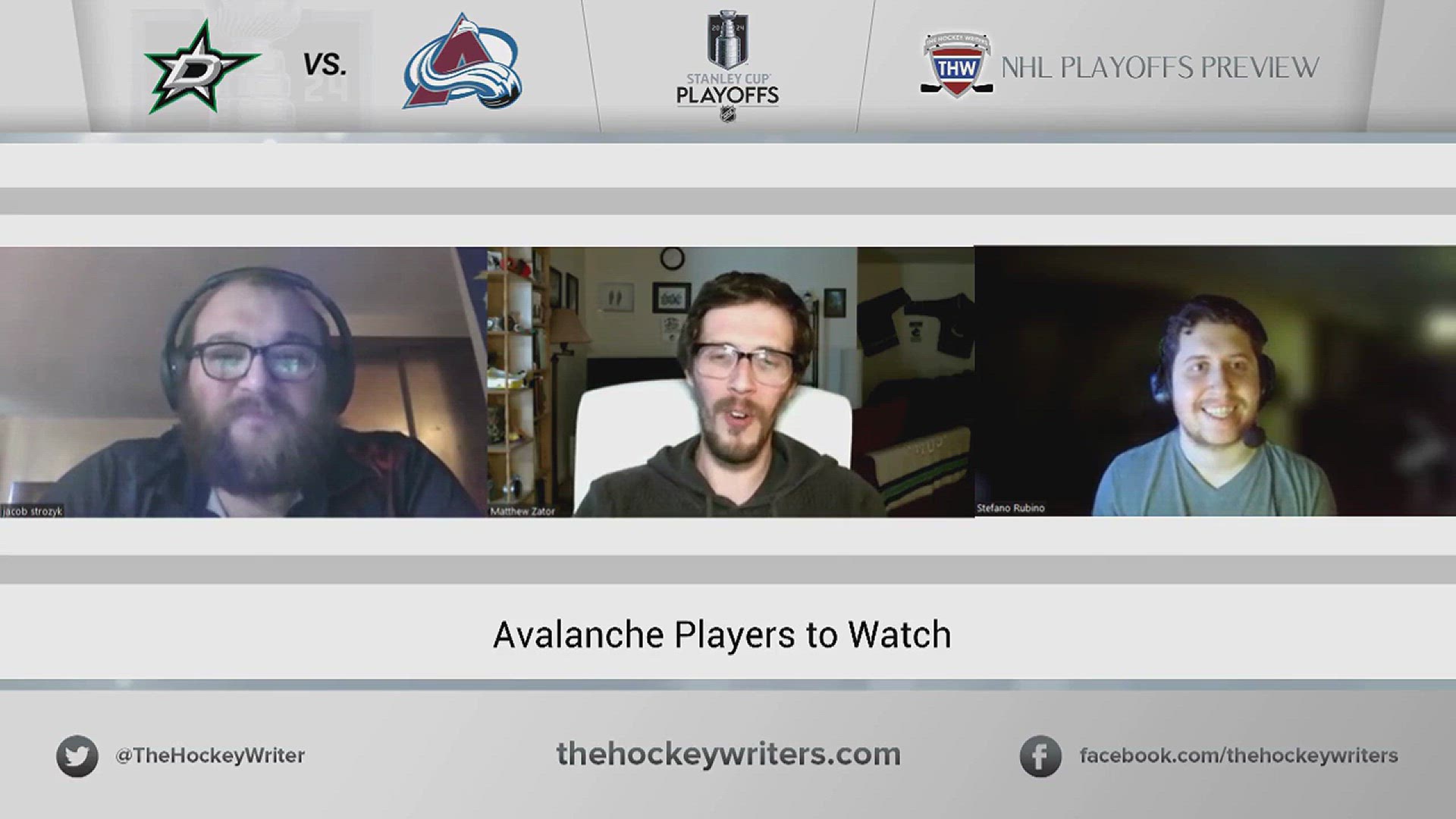 Video thumbnail for Stars vs. Avalanche 2024 NHL Playoff Preview - Avalanche Players to Watch