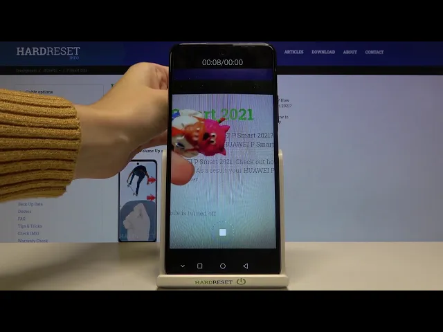 Video thumbnail for How to Record the Timelapse on HUAWEI P Smart 2021