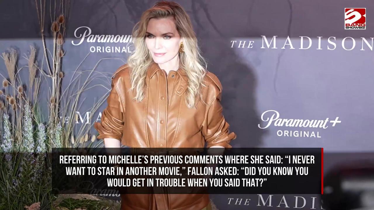 Video thumbnail for Michelle Pfeiffer has no plans to retire