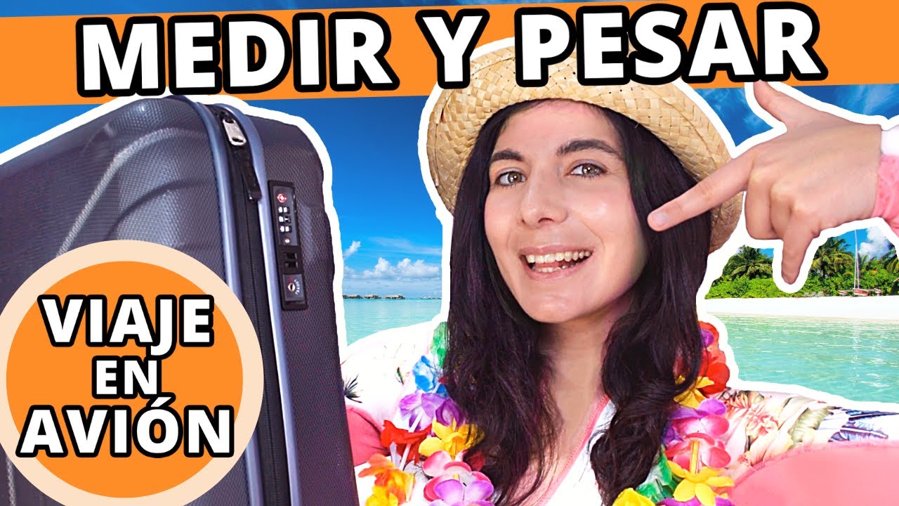 Video thumbnail for Cómo medir y pesar la MALETA de viaje para el avión 👍👍 Equipaje de mano (carry on) y facturado