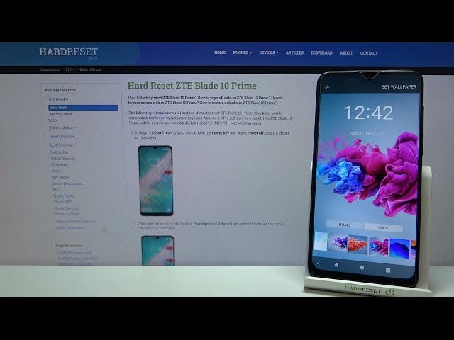 Video thumbnail for ZTE Blade 10 Prime Default Wallpapers Checkup