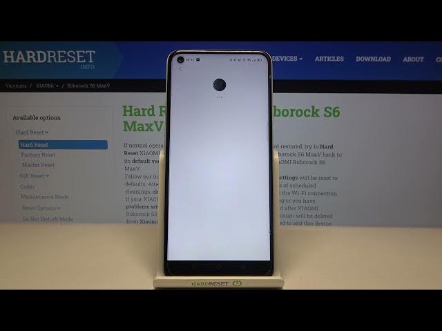 Video thumbnail for How to Reset Filter on XIAOMI Roborock S6 MaxV Robot Vacuum Mop - Reset Filter Counter in Mi Home