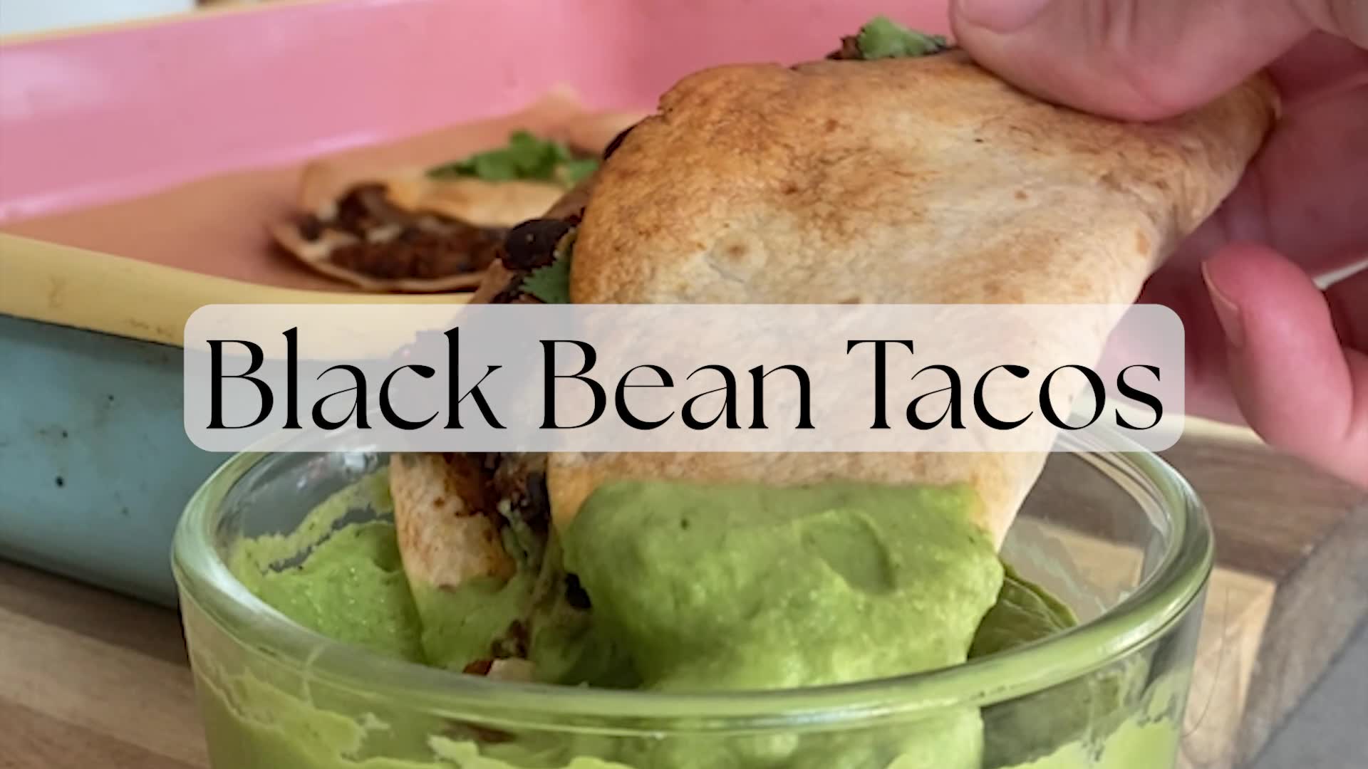 'Video thumbnail for Black Bean Tacos '