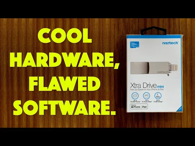 Video thumbnail for The Disappointing Naztech Xtra Drive Mini Flash Drive - Reviewed