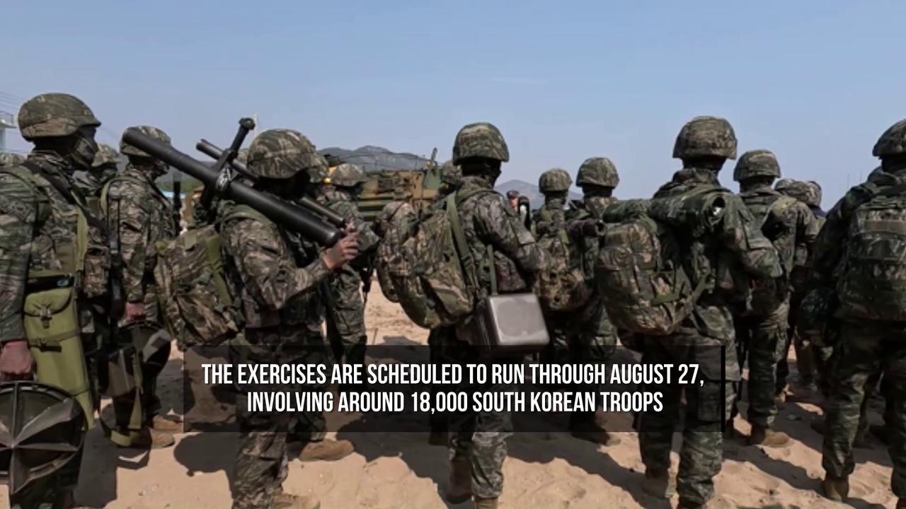 Video thumbnail for Trump Orders Pentagon to Reduce Military Drills With South Korea.