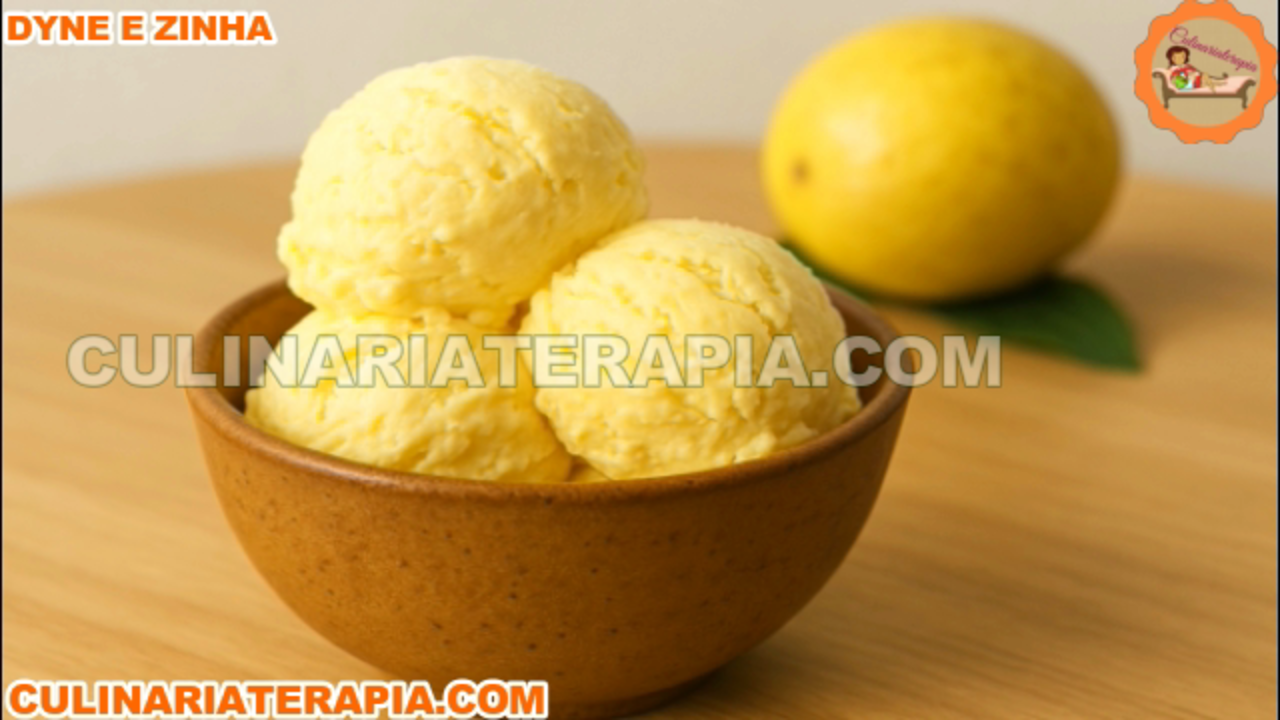 Video thumbnail for Sorvete Caseiro de Maracujá Muito Cremoso