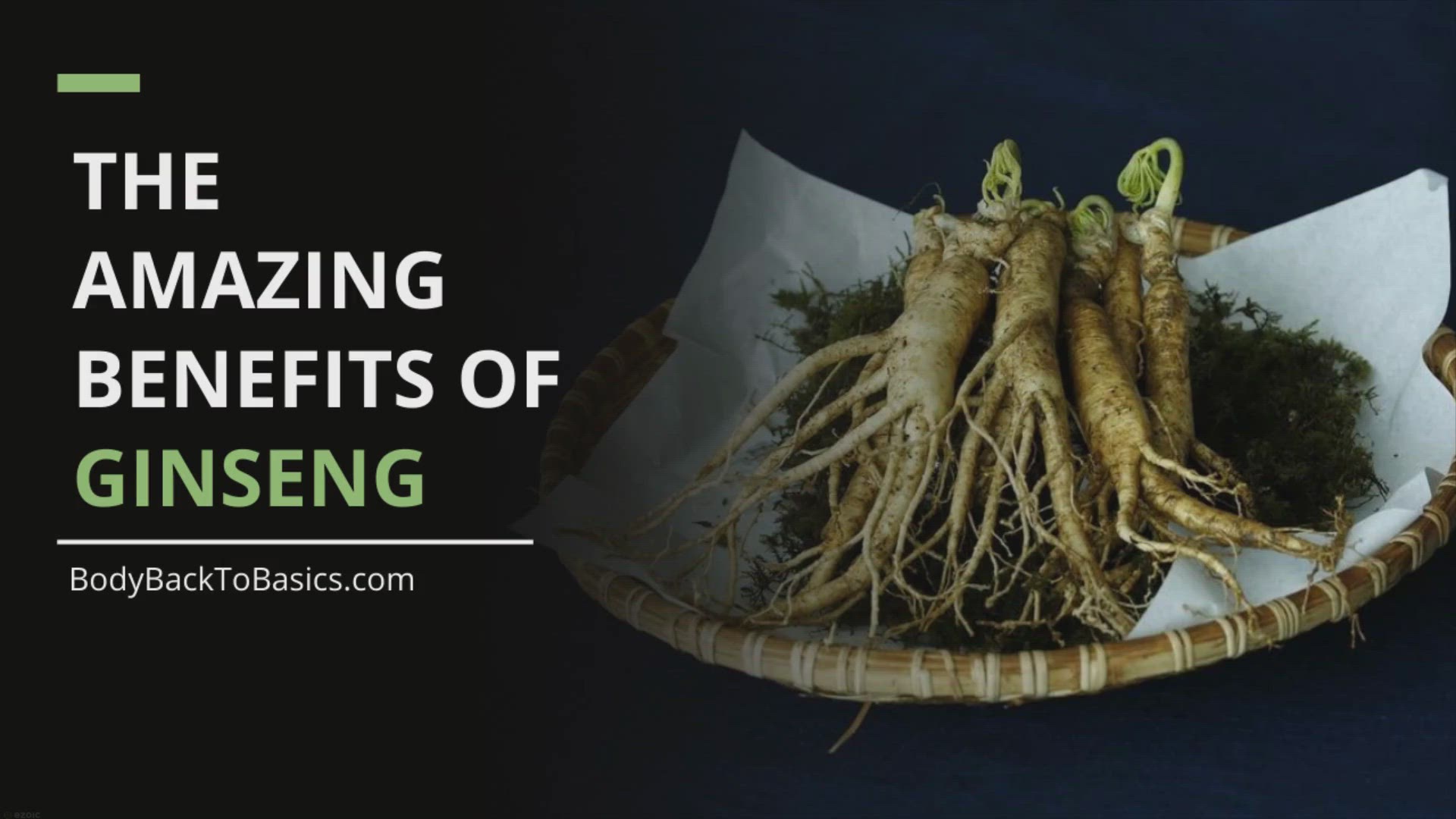 'Video thumbnail for The Amazing Benefits of Ginseng: A Natural Boost for Your Body and Mind'