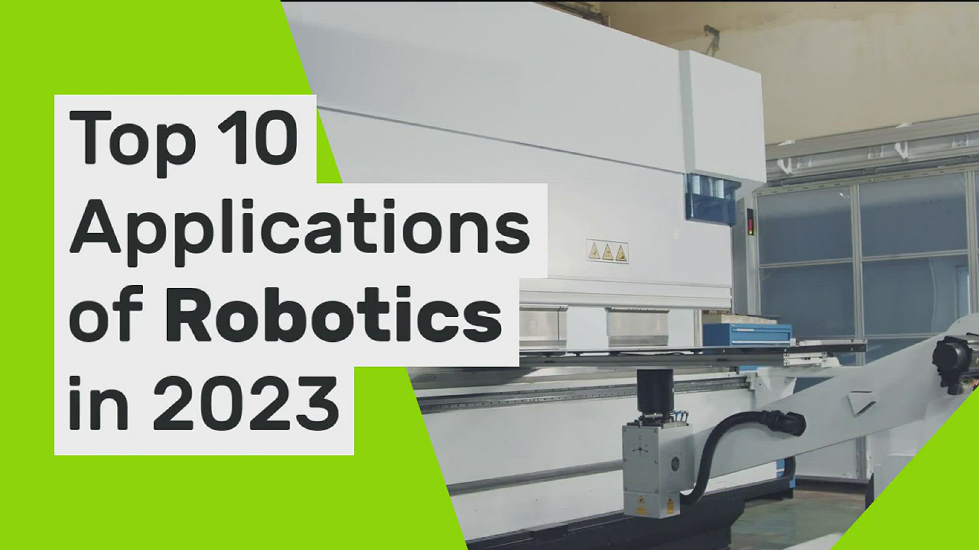 'Video thumbnail for Top 10 Applications of Robotics in 2023'