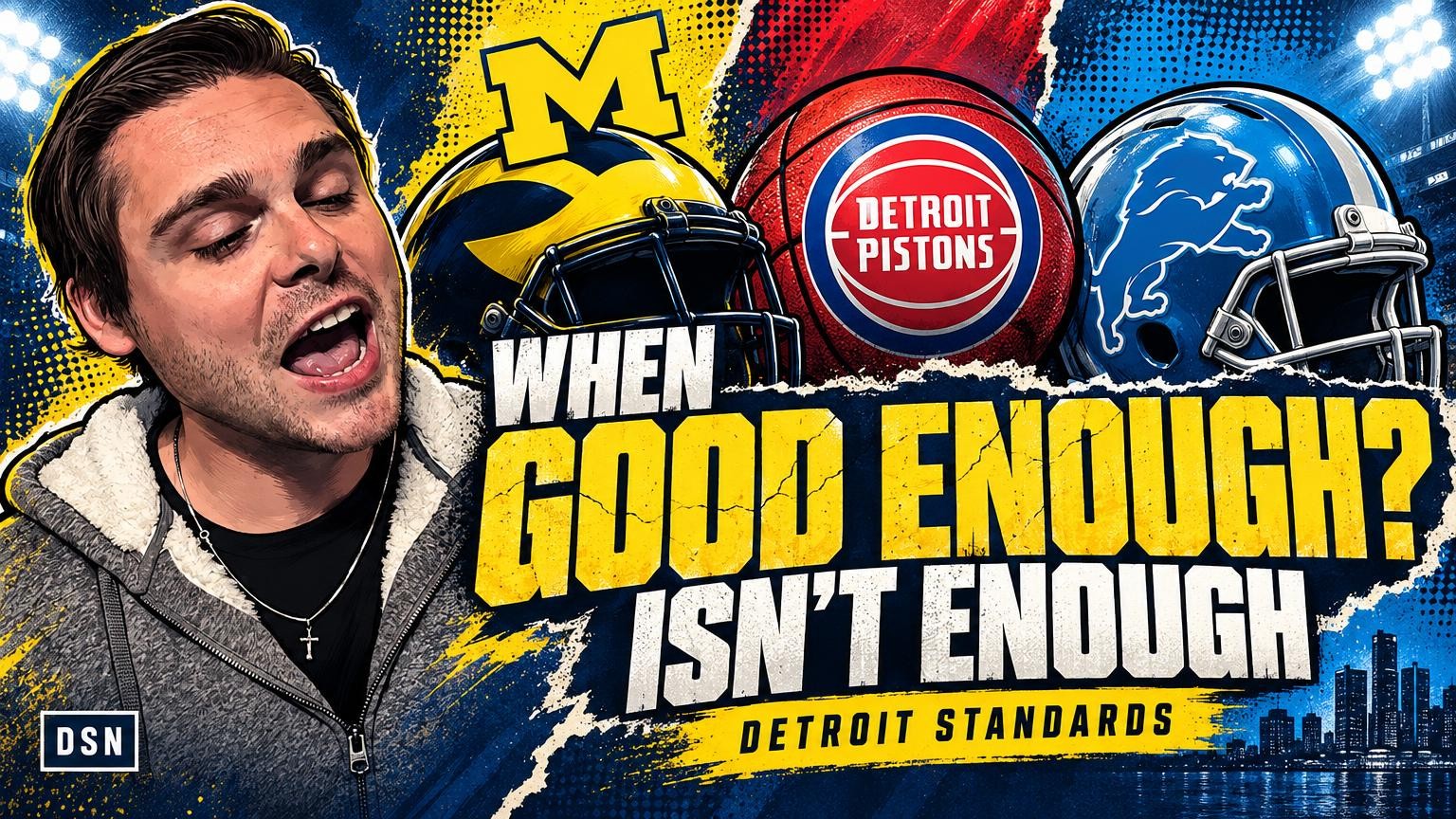 Video thumbnail for Michigan, the Pistons and the Lions all get the harsh treatment
