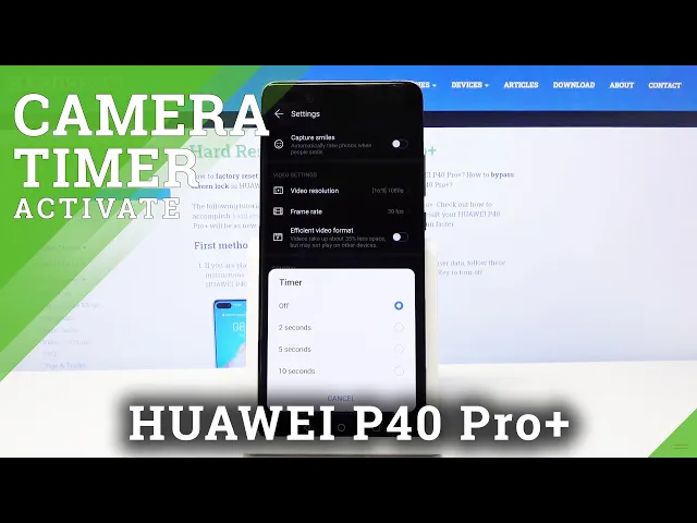 Video thumbnail for How to Activate Camera Timer in HUAWEI P40 Pro+ - Camera Countdown