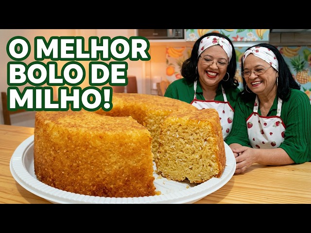 Video thumbnail for Bolo Nordestino de Flocão de Milho com Queijo e Coco 🥥🧀 Sem Trigo e Muito Macio