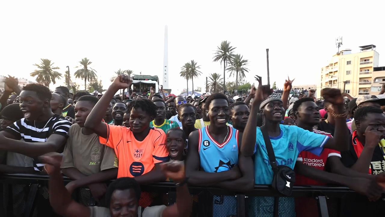 Video thumbnail for Senegal: Senegal fans celebrate national team’s 5-0 victory over Iraq in World Cup.