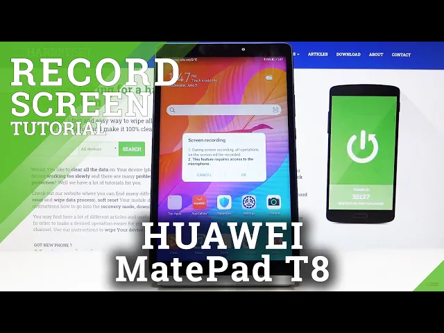 Video thumbnail for How to Enable Screen Recorder in Huawei MatePad T8 - Record Your Screen