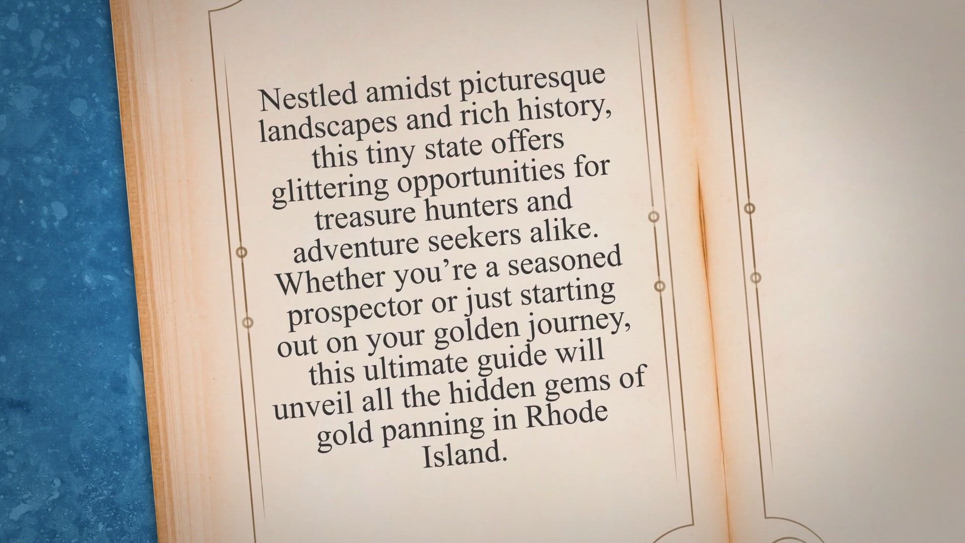 Video thumbnail for Gold Panning in Rhode Island [A Gold Prospecting Guide]