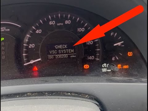 Video thumbnail for Toyota Camry — “Check VSC System” Fix (2-Minute Reset)