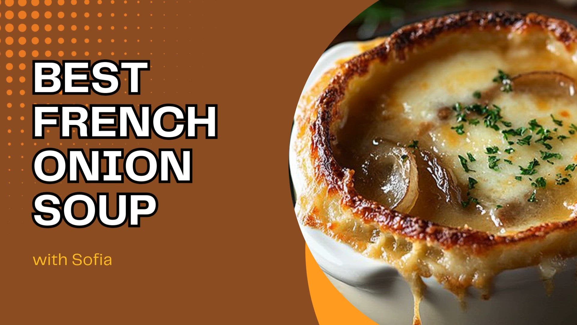 Video thumbnail for Best French Onion Soup