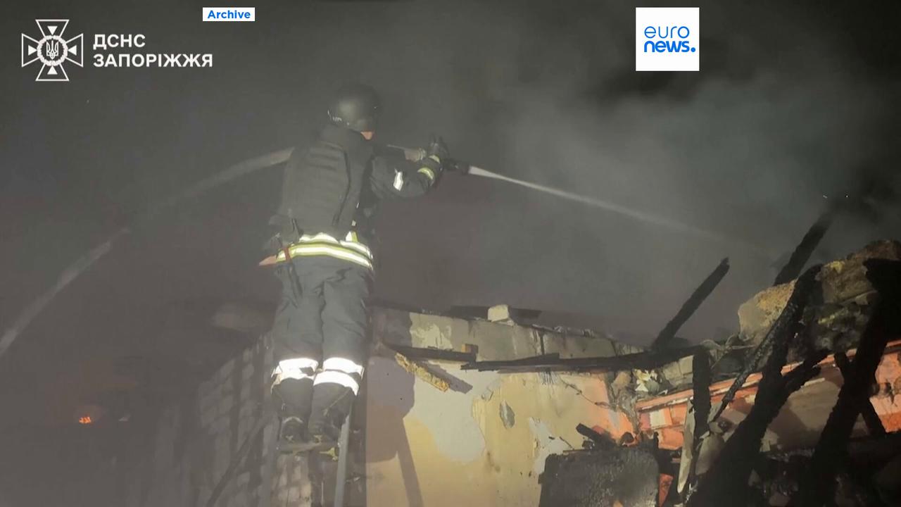 Video thumbnail for Kyiv and Moscow trade strikes as Ukraine hits arms factory deep in Russia