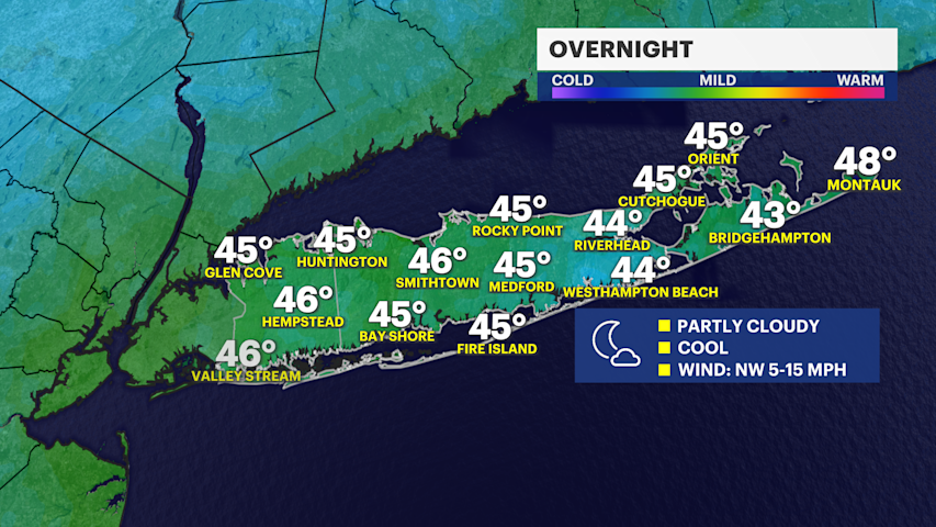 Video thumbnail for Partly cloudy overnight; tracking rain and a warm-up for later this week