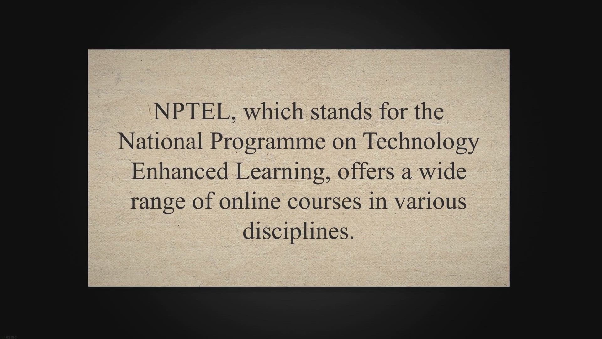 Video thumbnail for Unlocking Success: Mastering NPTEL Answer Key Analysis for Optimal Learning