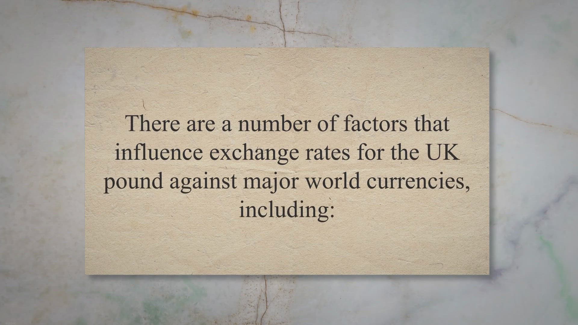 Video thumbnail for Exchange Rates For UK: The Pound against major world currencies