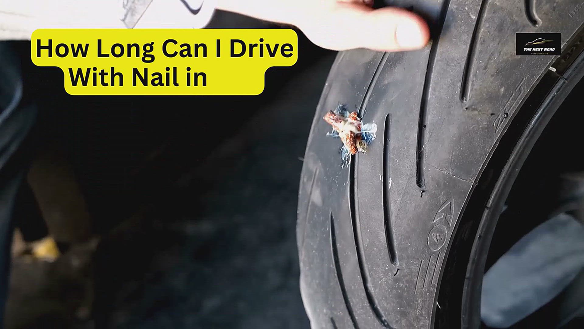 'Video thumbnail for How Long Can I Drive With Nail in Tire'