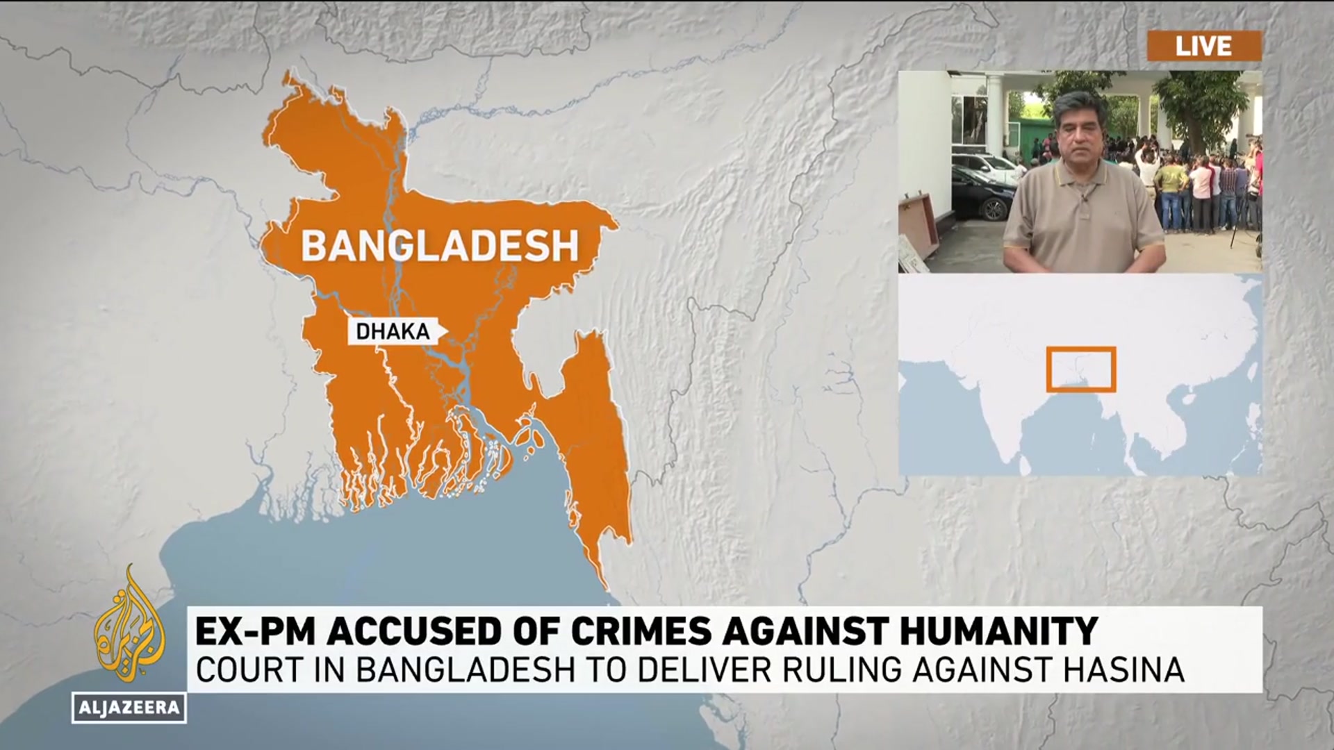 'Video thumbnail for Bangladesh ousted ex-PM Sheikh Hasina sentenced to death for crimes against humanity'