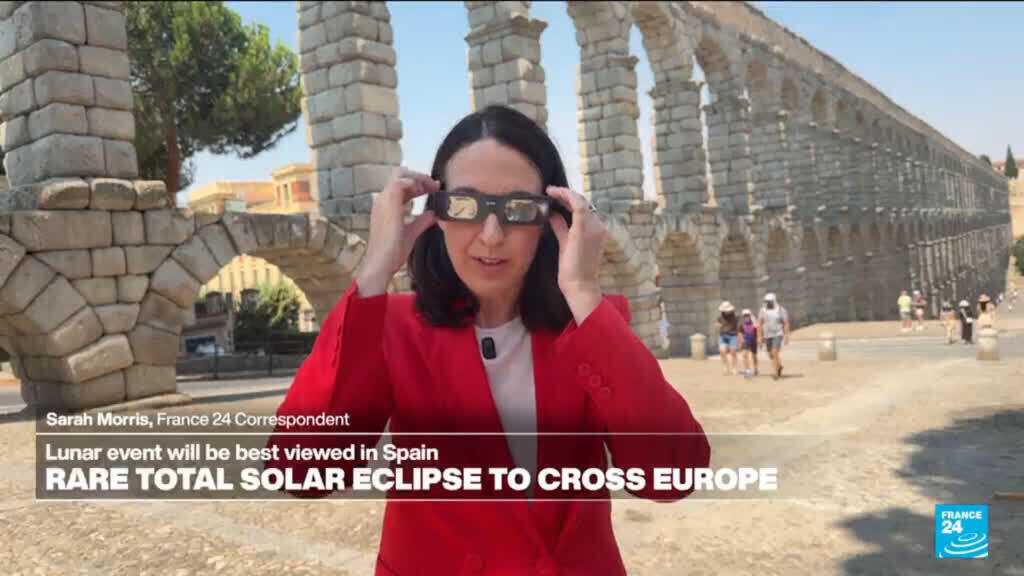Video thumbnail for Spain prepares for rare total solar eclipse