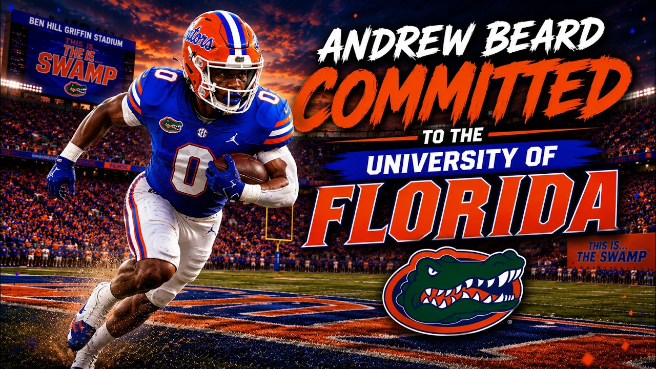 Video thumbnail for Breaking! Florida Gators land Elite rb Andrew beard