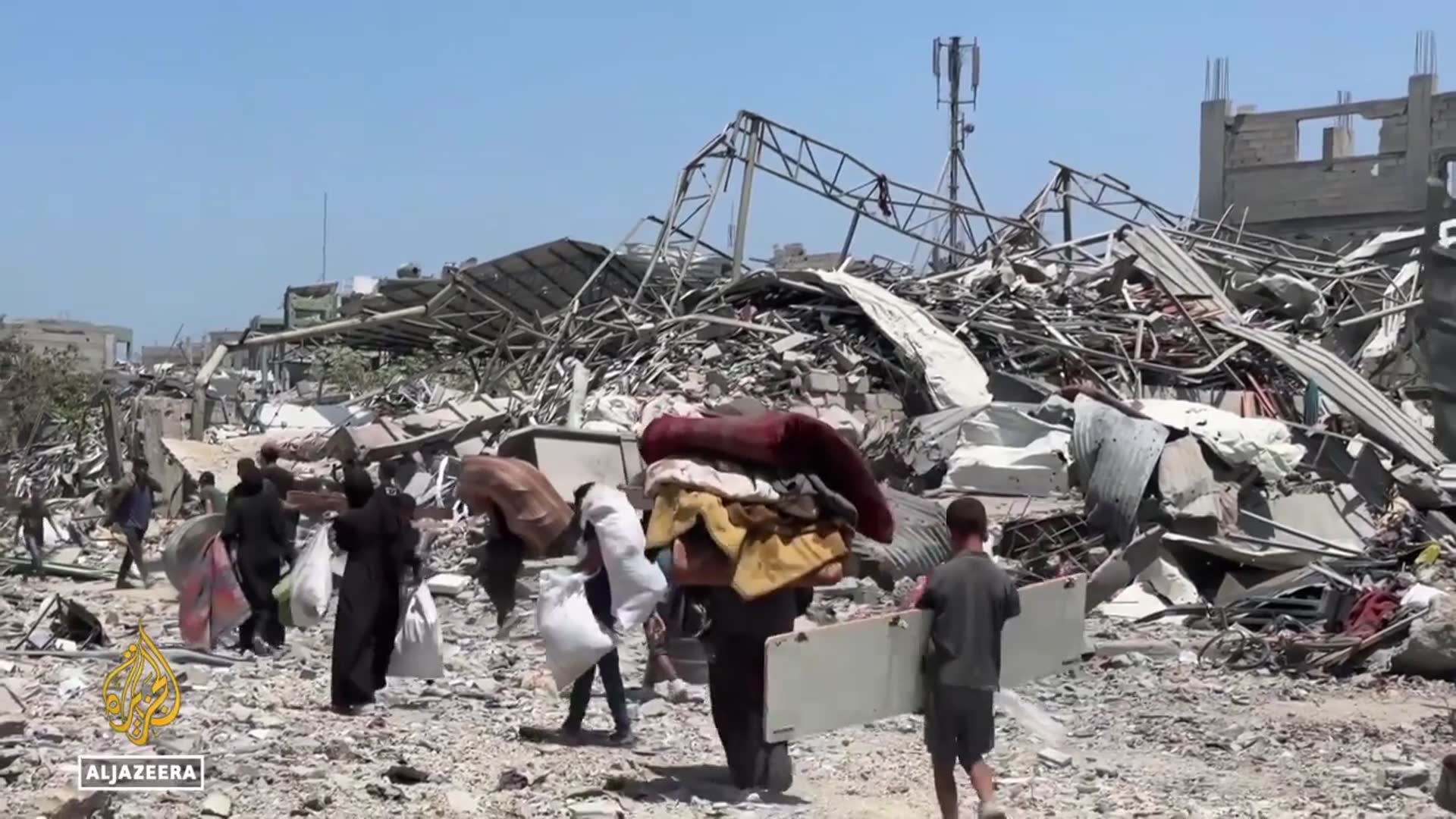 'Video thumbnail for Gaza's al-Zeitoun left 'like tsunami hit' after 45-day Israeli assault'