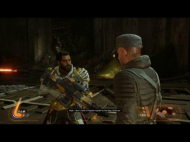 Video thumbnail for Saros - Biome 4 Blighted Marsh: Speak with Alab "You Ran Out On Us" "People Need My Help" Cutscene