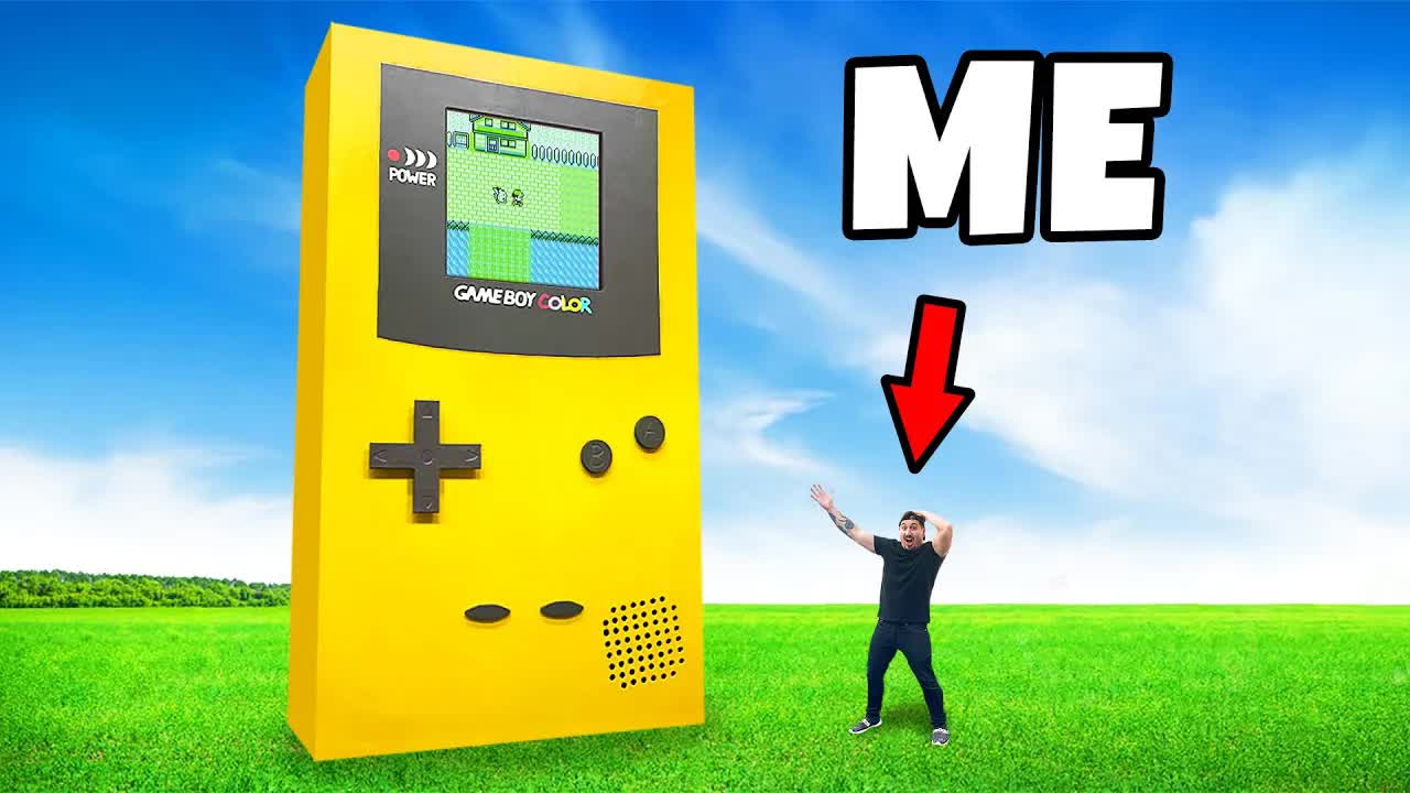 'Video thumbnail for jake carlini: building the world's largest game boy color!'