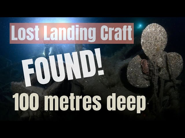 'Video thumbnail for Landing Craft Tank (LCT) from World War Two discovered off Land's End'