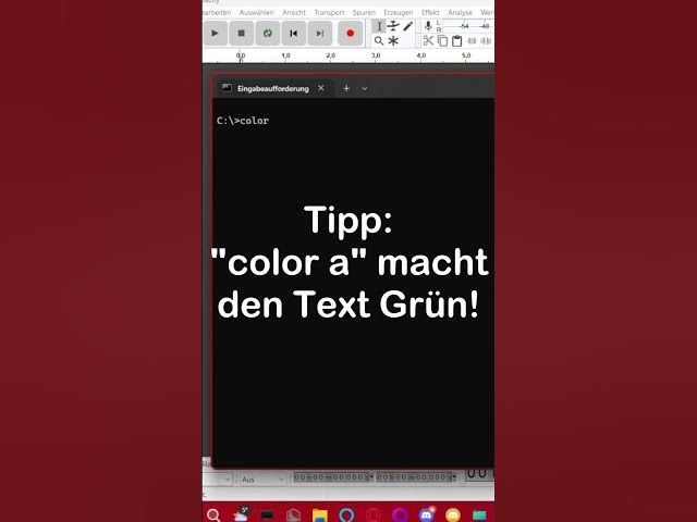 Video thumbnail for Bist kein Hacker, sieht aber so aus! | CMD Tipps + Tricks Ep. 1