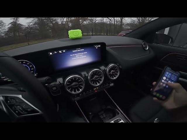 Video thumbnail for MERCEDES-BENZ EQA – How to Pair Smartphone with Car via Bluetooth