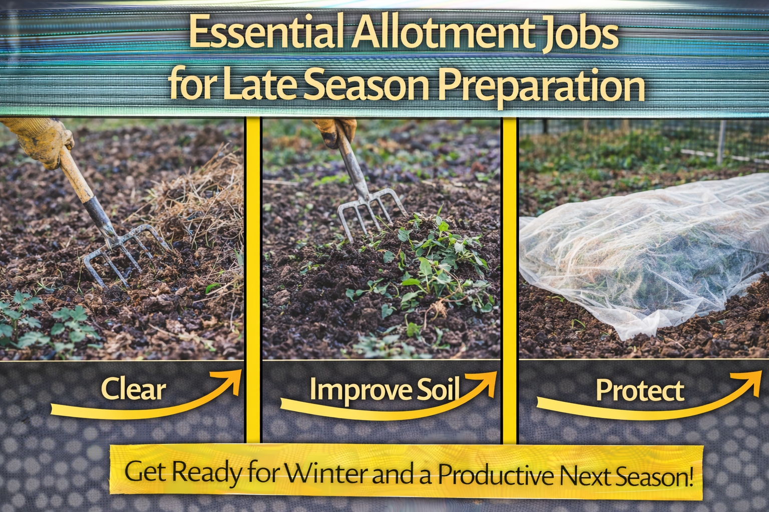 Video thumbnail for Essential Allotment Jobs for Late Season Preparation