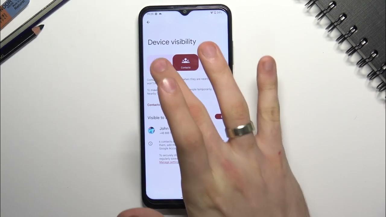 Video thumbnail for How to Use Nearby Share Function on Nokia G60 - Set Up Nearby Share