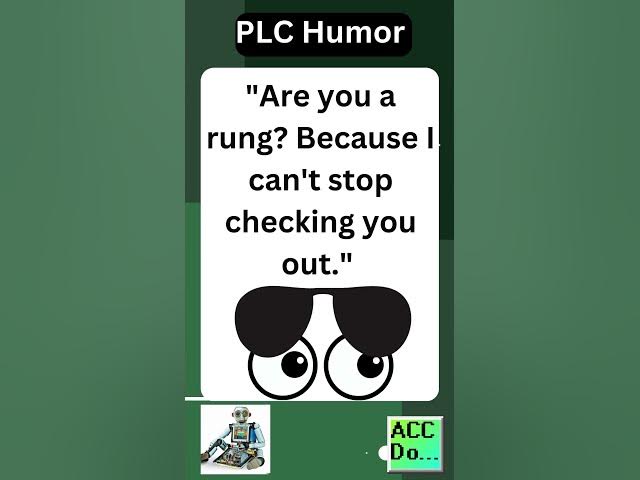 'Video thumbnail for PLC programmer's favorite pick up line?'